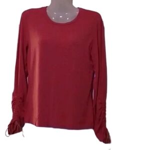 Sisley Long sleeve pink top Women's Size Medium